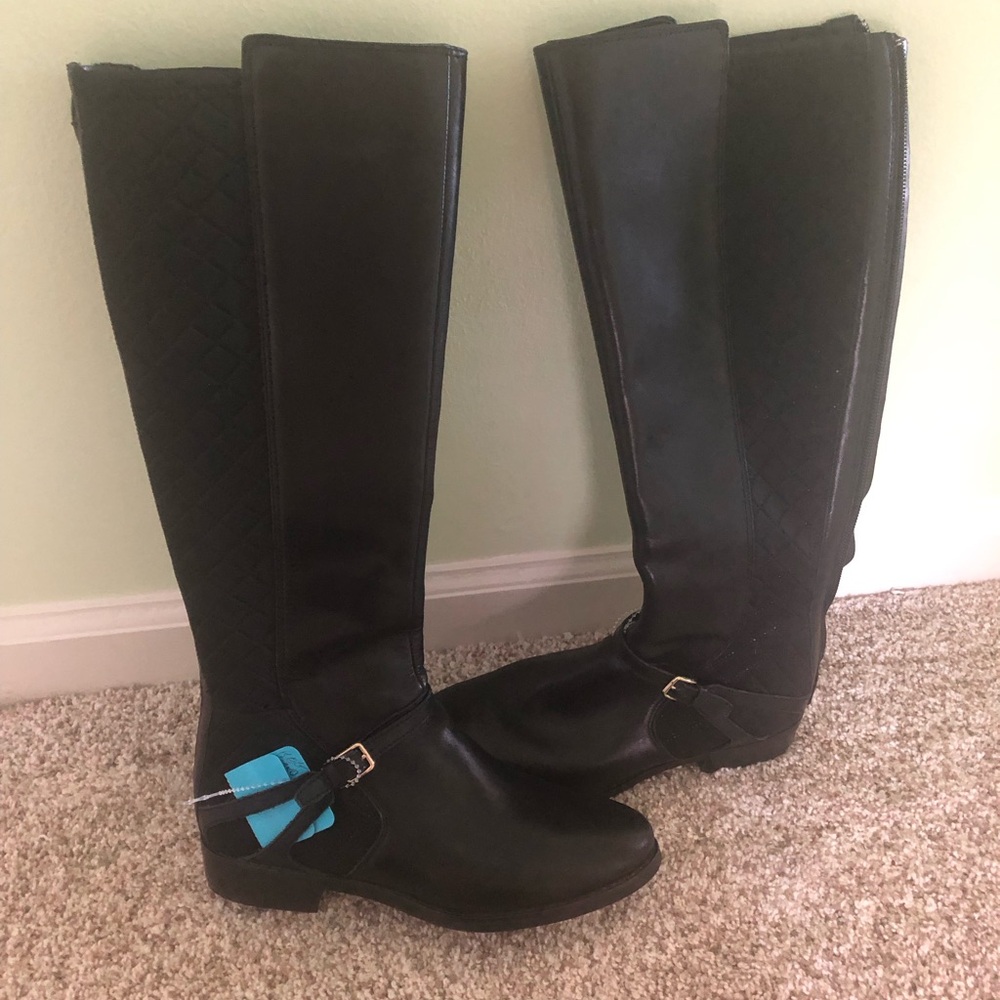 Cole Haan Black Over the Knee Boots